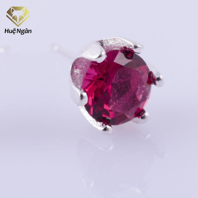 Bông tai bạc Ý 925 Huệ Ngân - Nụ đá RYE140799 P2