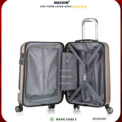 Vali cao cấp Macsim Smooire MSSM280 cỡ 20 inch màu gold hàng loại 1