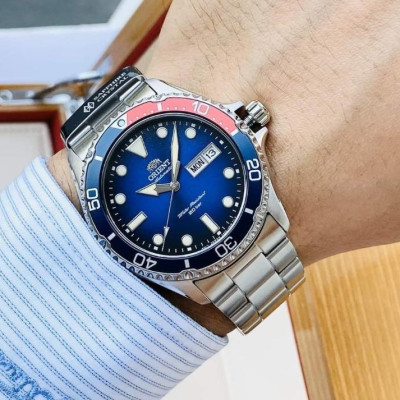 Đồng Hồ Nam Dây Thép Orient Automatic Mako Kamasu RA-AA0812L