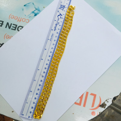 Combo Dây Chuyền Nam Nữ Mạ Vàng 24k, Kiểu Xích Lặc, Dài 50cm, Mạnh Mẽ, Cá Tính, … kèm túi Nhung đựng. Phù hợp đeo đi làm, đi chơi, gặp mặt, làm quà tặng.