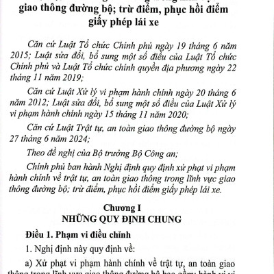 Sách - Quy Định Xử Phạt Hành Chính Về Trật Tự An Toàn Giao Thông
