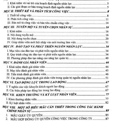 Quản Trị Nhân Sự Và Các Kỹ Năng Nghiệp Vụ Về Tổ Chức Hành Chính Nhân Sự