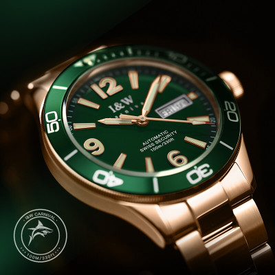 Đồng hồ nam chính hãng IW CARNIVAL IW586G-2 Kính sapphire ,chống xước ,Chống nước 50m ,Bảo hành 24 tháng,Máy cơ (Automatic),dây kim loại thép không gỉ 316L, mặt xanh thiết kế đơn giản dễ đeo