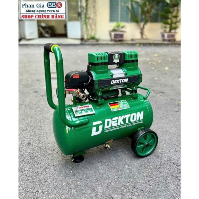 Máy Nén Khí Dekton 25 Lít DK-AC2825 1.5HP/1100W/ không Dầu / Bình 25L - Lưu Lượng 125L/Phút