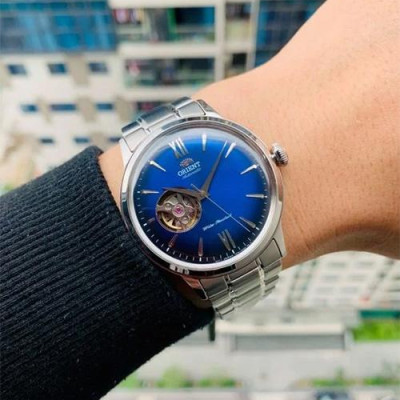 Đồng Hồ Nam Dây Thép Orient Automatic Open Heart RA-AG0028L10B
