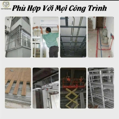 Máy Bắn Đinh Xuyên Bê Tông Sắt Thép – Quà Tặng 100 Đinh & Hộp Phụ Kiện Loại Xịn Siêu Bền