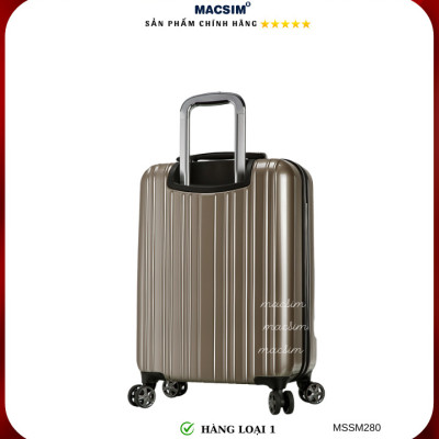 Vali cao cấp Macsim Smooire MSSM280 cỡ 20 inch màu gold hàng loại 1