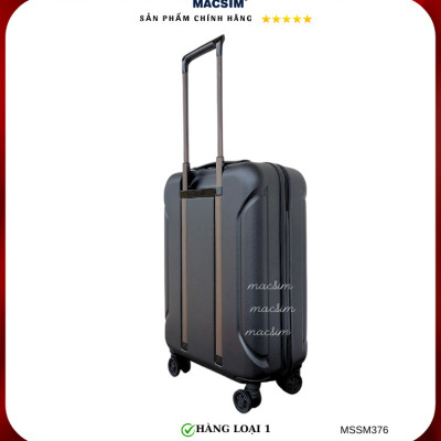 Vali cao cấp Macsim Smooire MSSM376 cỡ 24 inch màu đen - Hàng loại 1