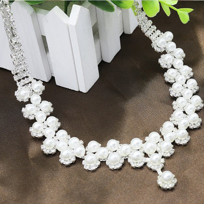 Bộ trang sức trang điểm cổ dâu BTS01