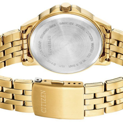 Đồng Hồ Nam Citizen Dây Thép Không Gỉ BF2013-56P - Mặt Vàng