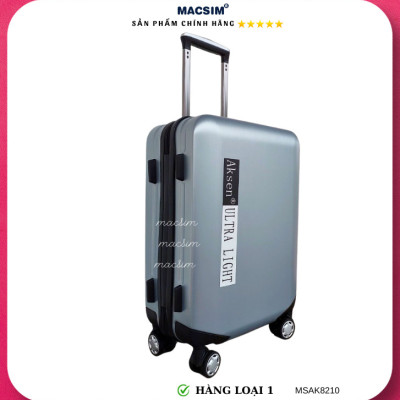 Vali cao cấp Macsim Aksen hàng loại 1 MSAK8210 cỡ 20inch- màu bạc