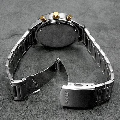 Đồng Hồ Nam Citizen Dây Thép Không Gỉ AT2396-86E - Mặt Đen