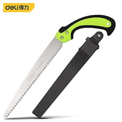 Cưa Cầm Tay Lưỡi Thẳng Deli Chính Hãng - Lưỡi Cưa Kim Loại Chắc Chắn, Sắc Bén - Bao Bảo Vệ An Toàn - DL580924