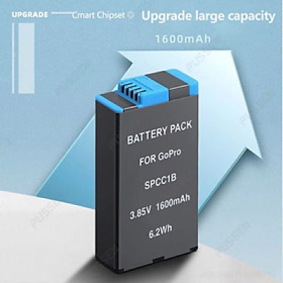 ROGTZ Pin GoPro MAX 3.85V 1600mAh 6.2Wh - Hàng Nhập Khẩu