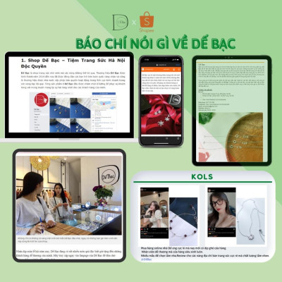 Vòng tay hoa sen xinh xắn trẻ trung Dế Bạc – VT4191-3