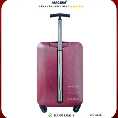 Vali cao cấp Macsim Smooire MSSM233 cỡ 21 inch màu tím hồng - Hàng loại 1