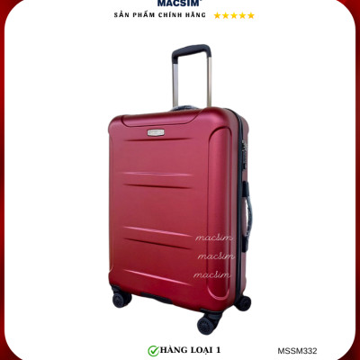 Vali cao cấp Macsim Smooire MSSM332 cỡ 24 inch màu đỏ - Hàng loại 1
