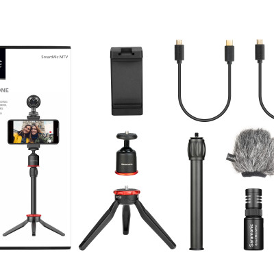 Bộ Thiết Bị Thu Âm Saramonic MTV - Hỗ Trợ Quay Video Ổn Định Trên Điện Thoại - Hàng Chính Hãng