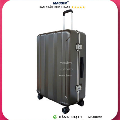 Vali cao cấp Macsim Aksen hàng loại 1 MSAK8237 cỡ 28 inch-màu ghi xám
