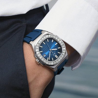 Đồng Hồ Nam I&W Carnival 721G7 Chính Hãng Full Box Chống Nước Kính Chống Xước Dây Silicon Cao Cấp BH 60T (Máy Cơ Tự Động)