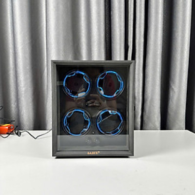 Bảo hành 2 năm Hộp 4 xoay dáng đứng Saike mở nắp tự dừng (Tặng củ sạc Adapter)