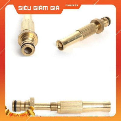 Bộ vòi xịt nước tưới cây đa năng tăng áp lực nước kèm dây tưới dạng lò xo co dãn 587814 loại 10m