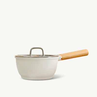 Quánh chống dính phủ gốm Haatz Hàn Quốc size 18cm vung kính đáy từ