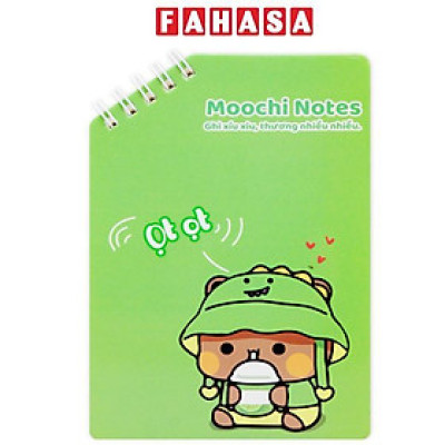 Sổ Lò Xo Moochi Notes A6 - Kẻ Ngang - 160 Trang 80gsm - The Sun 04