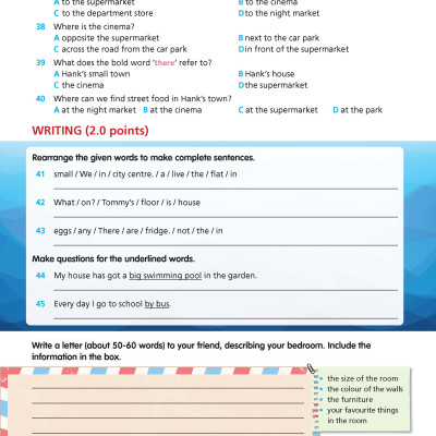 Bài tập bổ trợ Tiếng Anh 6 Right On!