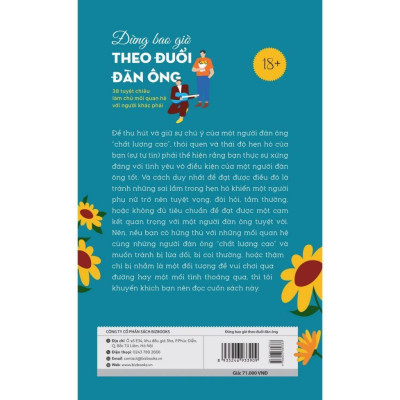Sách - Đừng Bao Giờ Theo Đuổi Đàn Ông - 38 Tuyệt Chiêu Làm Chủ Mối Quan Hệ Với Người Khác Phái - MCBooks