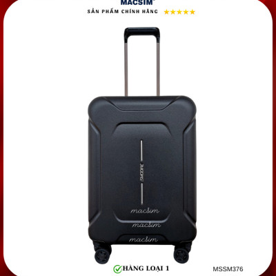 Vali cao cấp Macsim Smooire MSSM376 cỡ 24 inch màu đen - Hàng loại 1