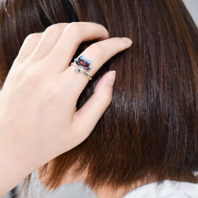 NHẪN HOA SEN XANH KÈM HỘP ĐỰNG SANG TRỌNG