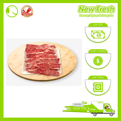 [GIAO NHANH HCM] Sườn Non Bò Mỹ Không Xương Cắt Lát Nướng BBQ - Khay 500Gr
