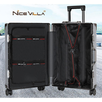 [Size 24 inch] Vali Khung Nhôm Vân Nhám Chống Trầy Xước NiceVilla