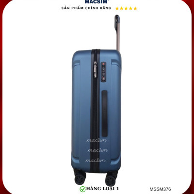 Vali cao cấp Macsim Smooire MSSM376 cỡ 20 inch màu blue - Hàng loại 1