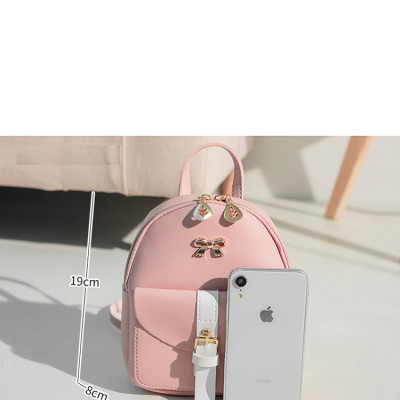 Balo Nữ Thời Trang, Balo Mini Da Thắt Nơ Hàn Quốc Đeo Vai Phong Cách Thời Trang Nhiều Màu Lựa Chọn Đi Du Lịch/ Đi Làm/ Sử Dụng Hằng Ngày 