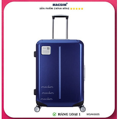 Vali cao cấp Macsim Aksen hàng loại 1 MSAK6605 cỡ 28 inch màu xanh