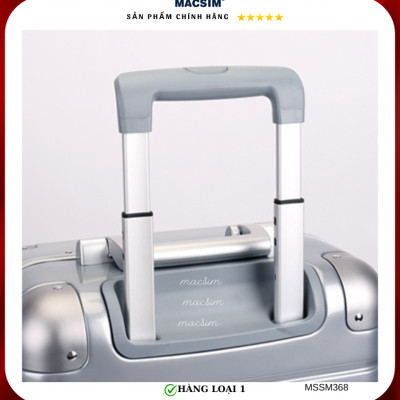 Vali cao cấp Macsim Smooire MSSM368cỡ 20 inch màu bạc - Hàng loại 1