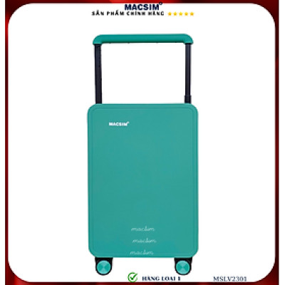 Vali cao cấp Macsim SMLV2301 cỡ 20 inch màu xanh (green)- Hàng loại 1