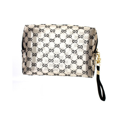 Túi đựng mỹ phẩm cao cấp họa tiết hiện đại Care4u 18x9x12 cm