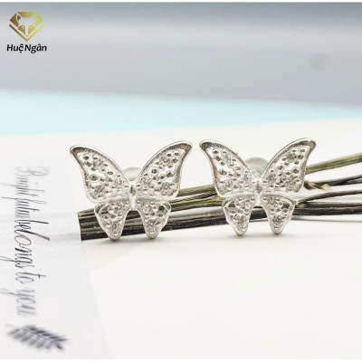 Bông tai bạc Ý 925 Huệ Ngân - Bướm xinh RYE140897