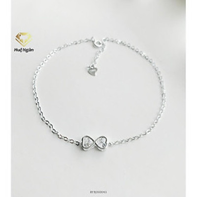 Lắc chân bạc Ý 925 Huệ Ngân - Vô cực RYBJ50043