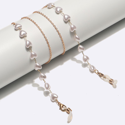 Phụ kiện kính glasses chain trái tim ngọt ngào phong cách Hàn Quốc unisex ấn tượng dây đeo khẩu trang tai nghe airpod