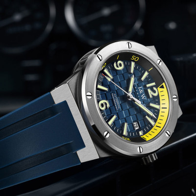 Đồng hồ nam chính hãng IW CARNIVAL IW618G-1 Kính sapphire ,chống xước ,Chống nước 50m ,Bảo hành 24 tháng,Máy cơ (Automatic),dây cao su cao cấp, thiết kế đơn giản dễ đeo