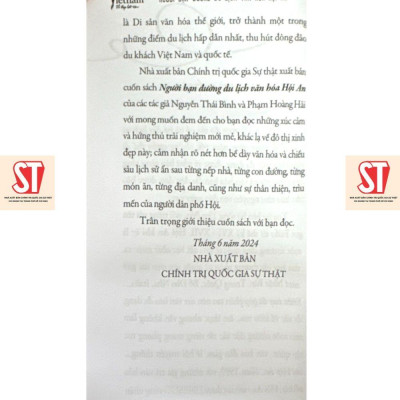 Sách - Người Bạn Đường Du Lịch Văn Hóa Hội An - NXB Chính Trị Quốc Gia