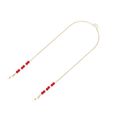 Chuỗi đeo kính ngọc trai chống thất lạc Thời trang handmade chuỗi đeo khẩu trang airpod mặt nạ chống trượt