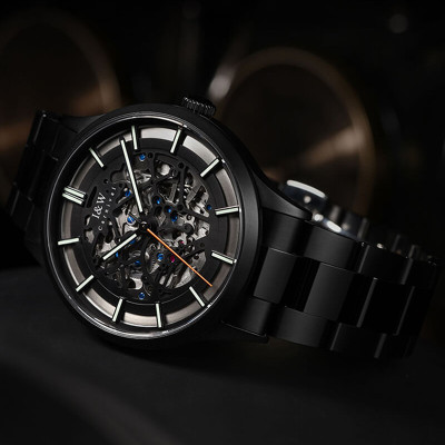 Đồng hồ nam chính hãng IW CARNIVAL IW588G-1 Kính sapphire ,chống xước ,Chống nước 30m ,Bảo hành 24 tháng,Máy cơ (Automatic),dây kim loại thép không gỉ 316L, thiết kế đơn giản dễ đeo