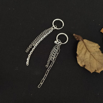 Bông tai xích nam nữ độc đáo thời thượng 1 ĐÔI