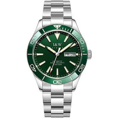 Đồng hồ nam chính hãng IW CARNIVAL IW533G-1 Kính sapphire ,chống xước ,Chống nước 100m ,Bảo hành 24 tháng,Máy cơ (Automatic),dây kim loại thép không gỉ 316L, mặt xanh thiết kế đơn giản dễ đeo 