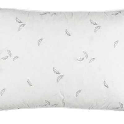 Ruột gối | lông vũ | JYSK Beito | trắng họa tiết | R50xD70cm | 850gr